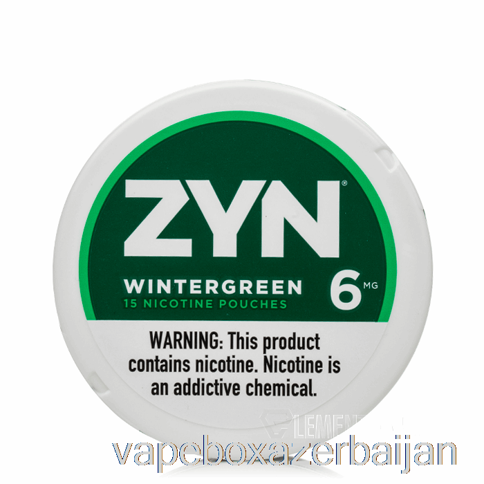Vape Baku ZYN Nicotine Pouches - WINTERGREEN 6mg